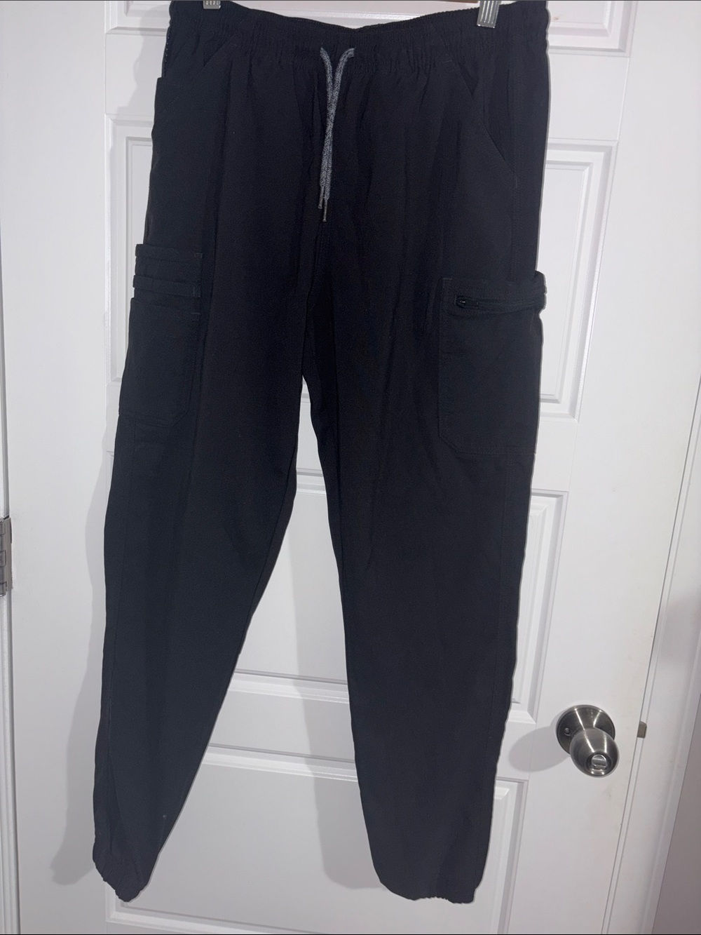 Hatley Black Drawstring Cargo Joggers